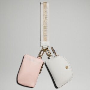 Lululemon Wordmark Dual Pouch Wristlet
